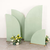 Matte Sage Green Spandex Backdrop Stand Cover