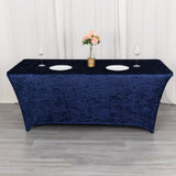 Elevate Your Event Decor with the Navy Blue Velvet Table Cover