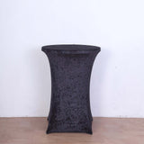 Black Spandex Cocktail Table Cover