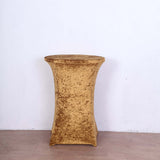 Gold Spandex Cocktail Table Cover