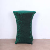 Hunter Emerald Green Spandex Cocktail Table Cover