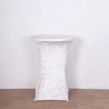 White Spandex Cocktail Table Cover