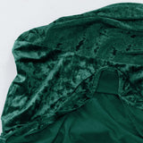 Hunter Emerald Green Velvet Spandex Tablecloth