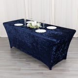 Create Unforgettable Memories with the Navy Blue Velvet Table Cover